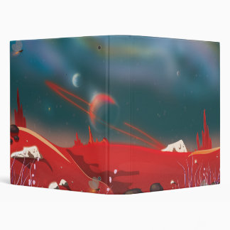 Alien world 3 ring binder