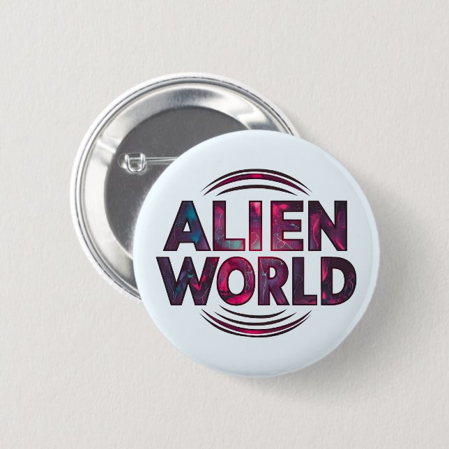 Alien World Button (Front & Back)