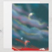Alien world landscape (Front/Back)