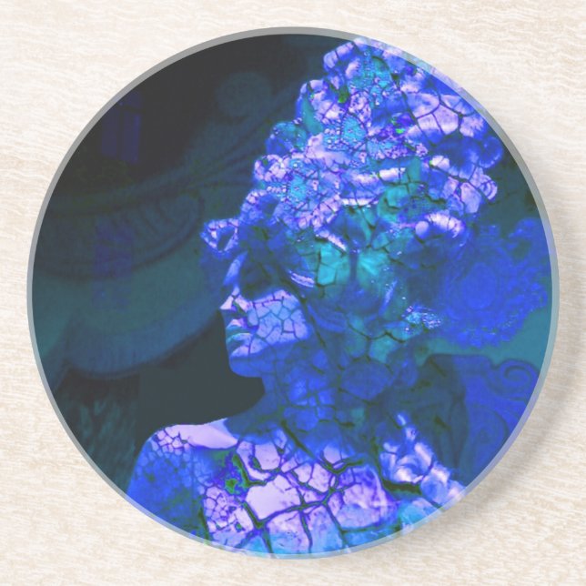 Alien World Sandstone Coaster (Front)