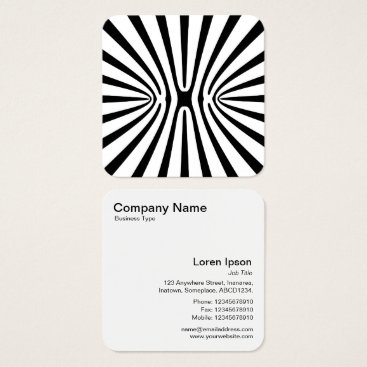 Alien Xebra Square Business Card Alien Xebra Square Business Card
