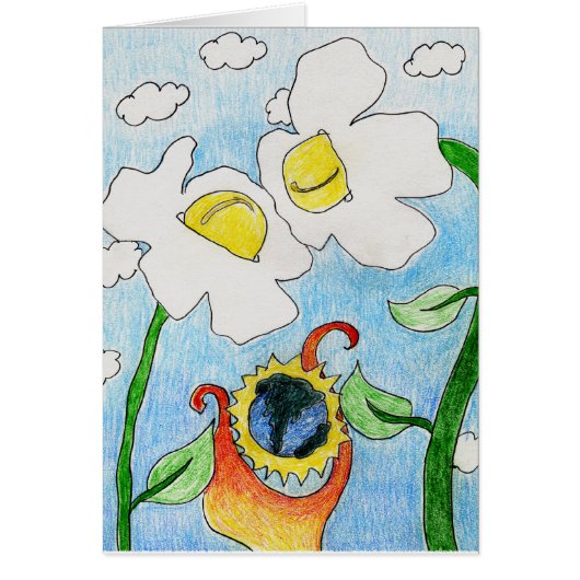Alienated Soul: Two Flowers with One World Cards (Front)