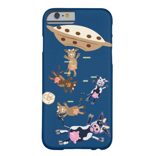 Aliens abducting cows barely there iPhone 6 case