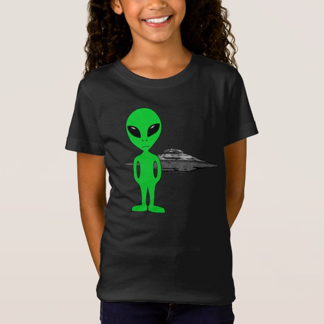 Aliens and UFOs T-Shirt (Front)