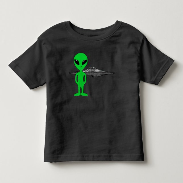 Aliens and UFOs Toddler T-shirt (Front)