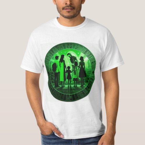 Aliens are already here Design 2 T_Shirt