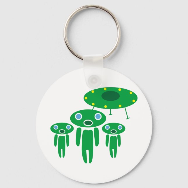 Aliens arrival keychain (Front)