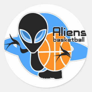stickers aliens basketball boy good