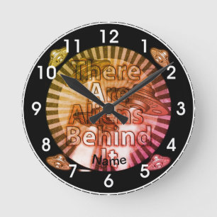 Aliens behind it Clock