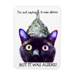 Aliens! Cat Magnet at Zazzle