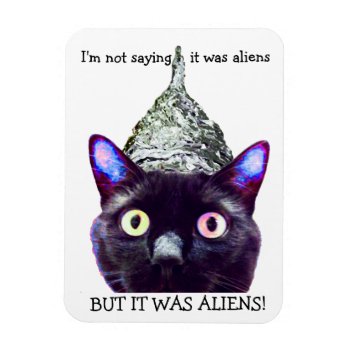 Aliens! Cat Magnet by WeAreBlackCatClub at Zazzle