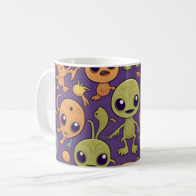 Aliens Coffee Mug (Front Left)
