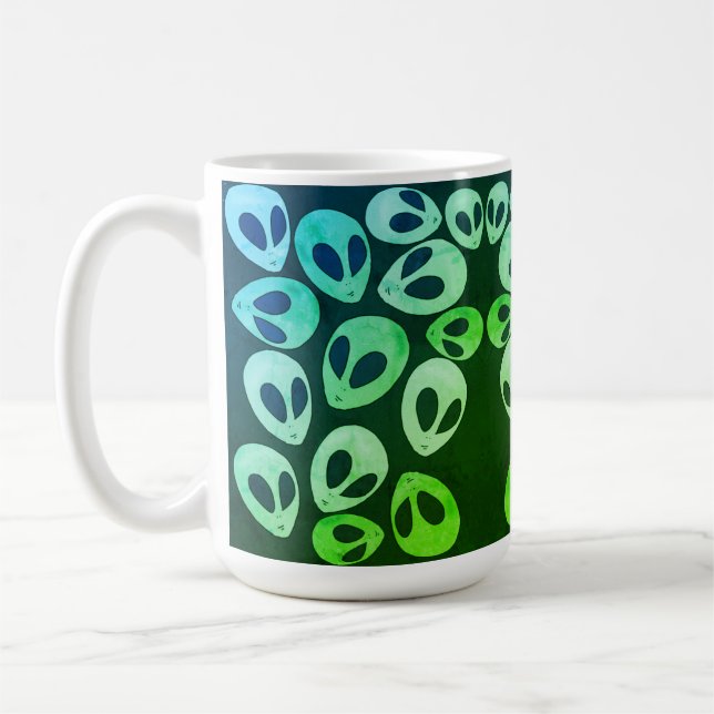 aliens coffee mug (Left)