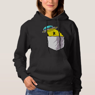 Aliens Cryptozoology Abduction  Cute Pocket Style Hoodie