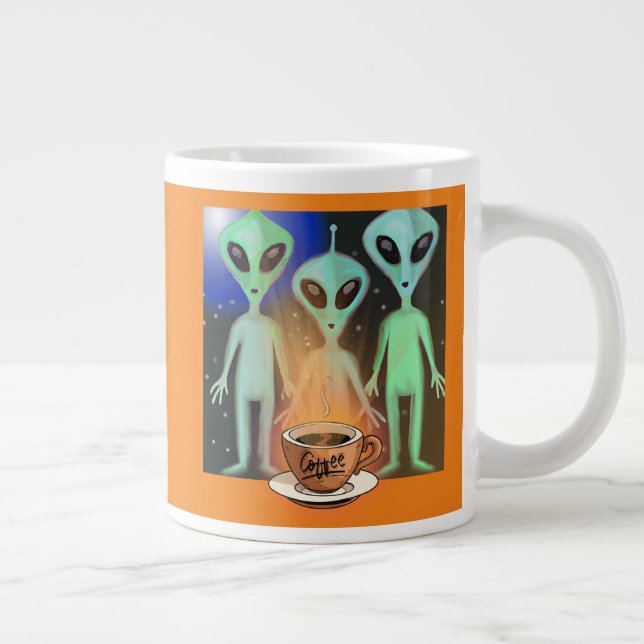 Aliens Curious about a cup of Coffee (Right)