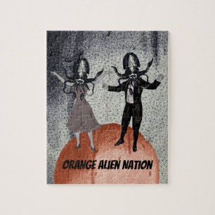 Aliens dance celebration jigsaw puzzle