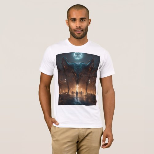 Aliens demons angels artificial intelligence  T_Shirt