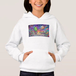 Aliens exploring his planet hoodie