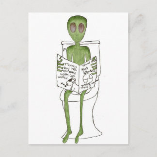 Aliens Exposed Postcard