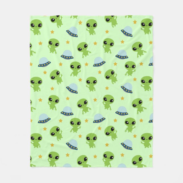 Aliens Fleece Blanket (Front)