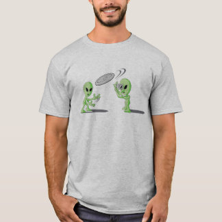 Aliens Frisbee UFO Hoax T-shirt