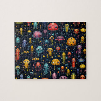 Aliens Fun Puzzle