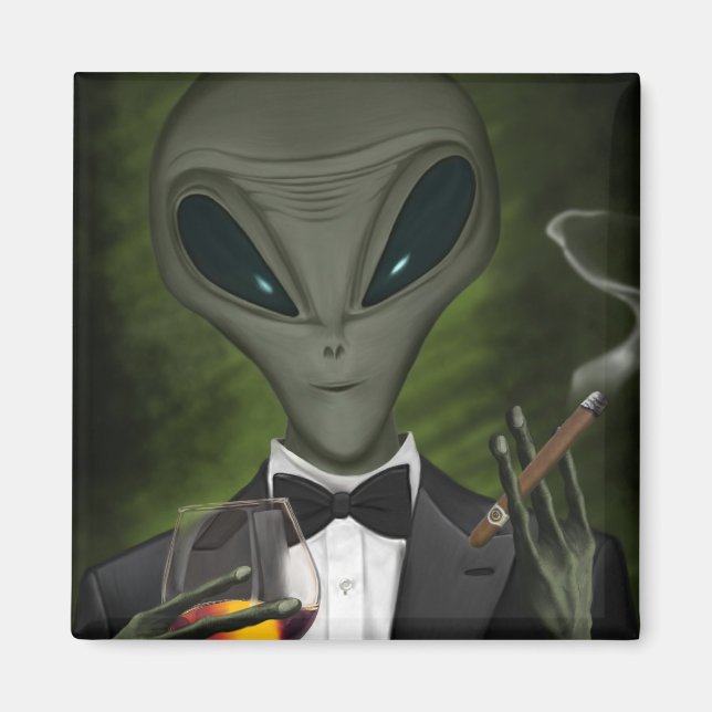 Aliens Got Class Magnet (Front)