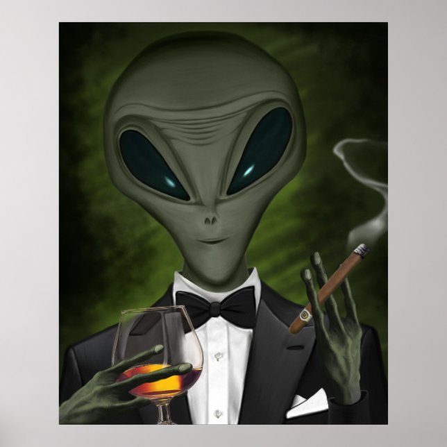 Aliens Got Class V1 Poster (Front)