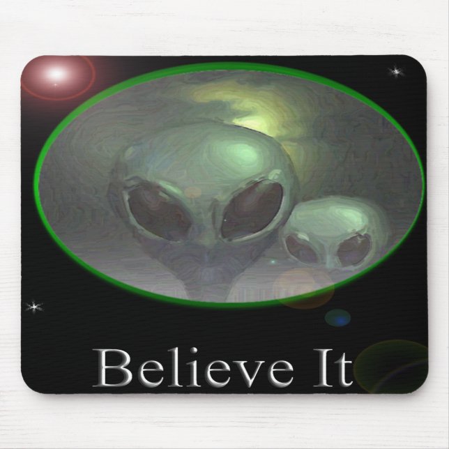 Aliens greys mouse pad (Front)