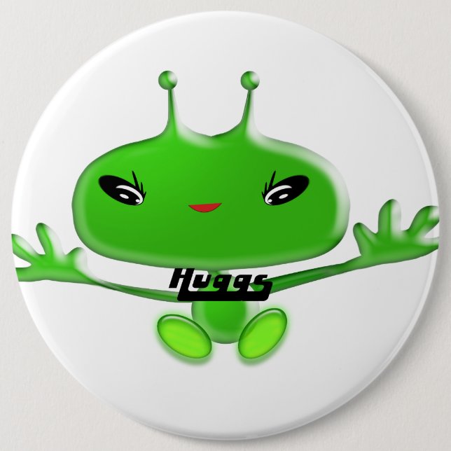 Aliens Huggs Button (Front)
