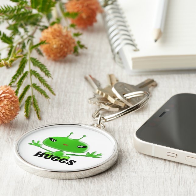 Aliens Huggs Keychain (Side)