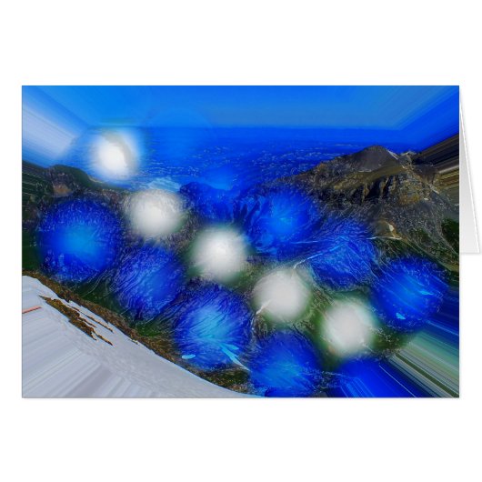Aliens in the Mountains Cards (Front Horizontal)