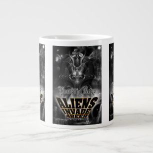 Aliens Invade 4 Beer Galaxy Attack Giant Coffee Mug