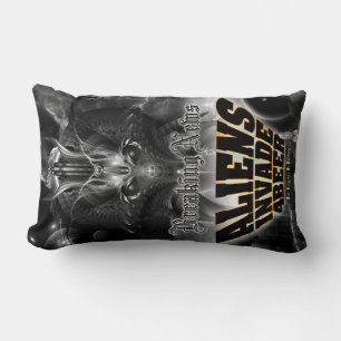 Aliens Invade 4 Beer Galaxy Attack Lumbar Pillow