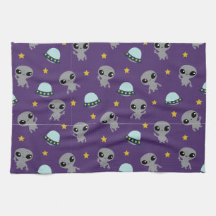 Aliens Kitchen Towel