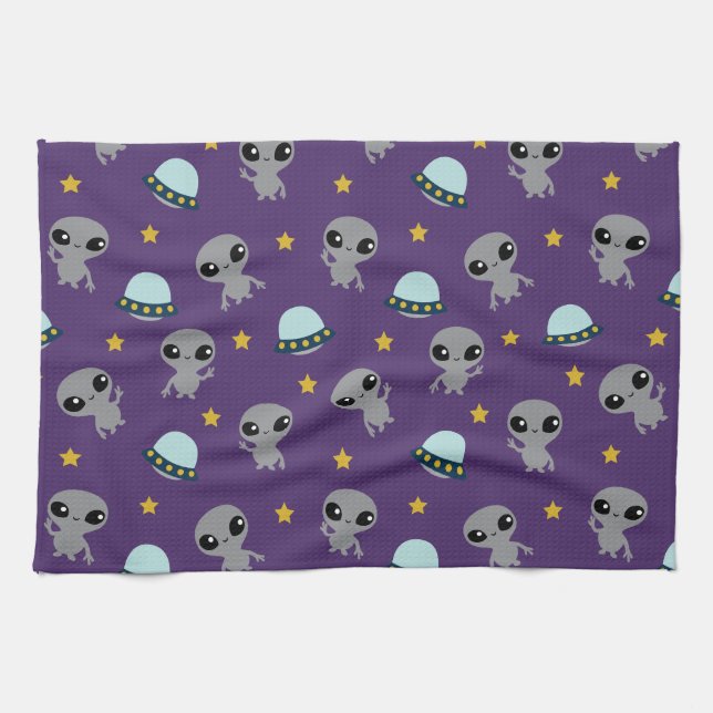 Aliens Kitchen Towel (Horizontal)