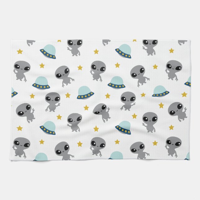 Aliens Kitchen Towel (Horizontal)