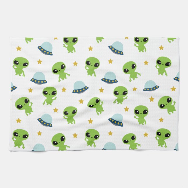 Aliens Kitchen Towel (Horizontal)