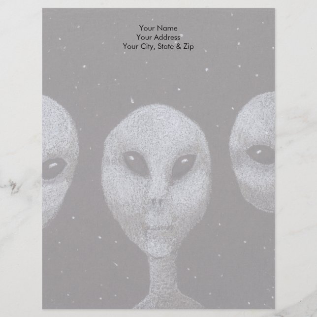 Aliens Letterhead (Front)