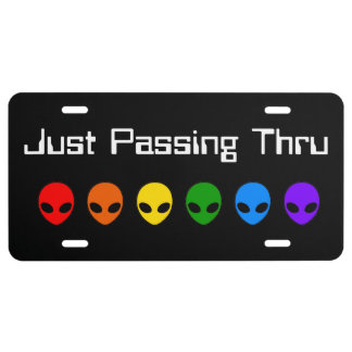 Aliens License Plate