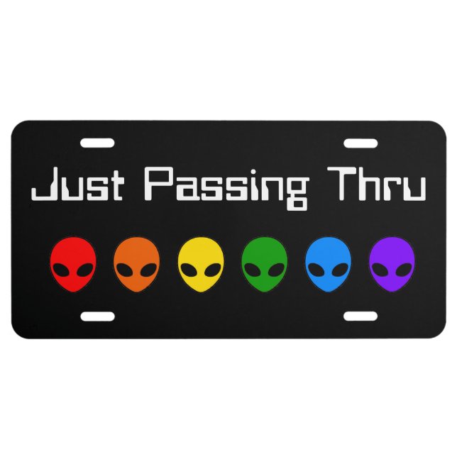Aliens License Plate (Front)