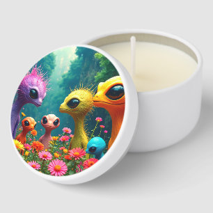 Aliens Mini Candle Favors