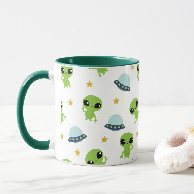 Aliens Mug (With Donut)