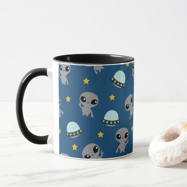 Aliens Mug (With Donut)