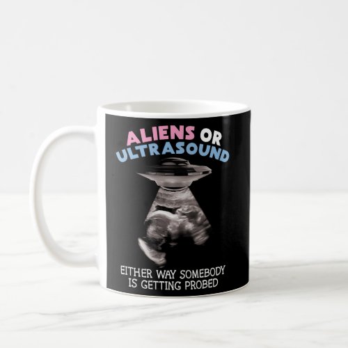 Aliens Or Ultrasound Probe Cardiac Sonographer Rdm Coffee Mug