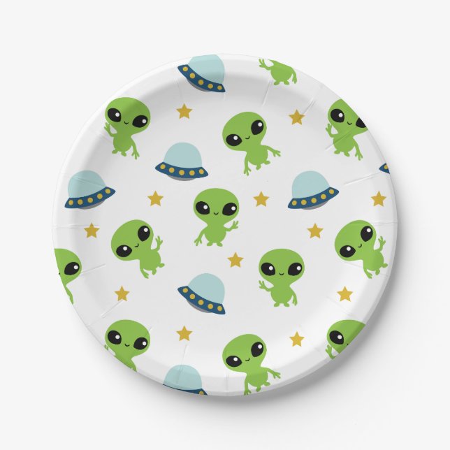 Aliens Paper Plates (Front)