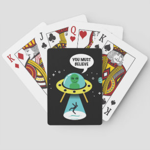 Aliens Poker Cards