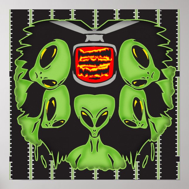 Aliens Probing Your Body Poster (Front)