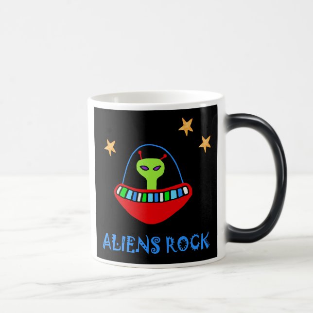 aLiEnS rOcK! Color Morph Mug (Right)