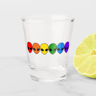 Aliens Shot Glass
